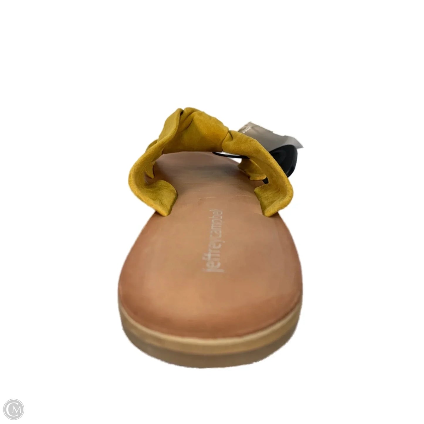 Sandals Flats By Jeffery Campbell In Tan & Yellow, Size: 8