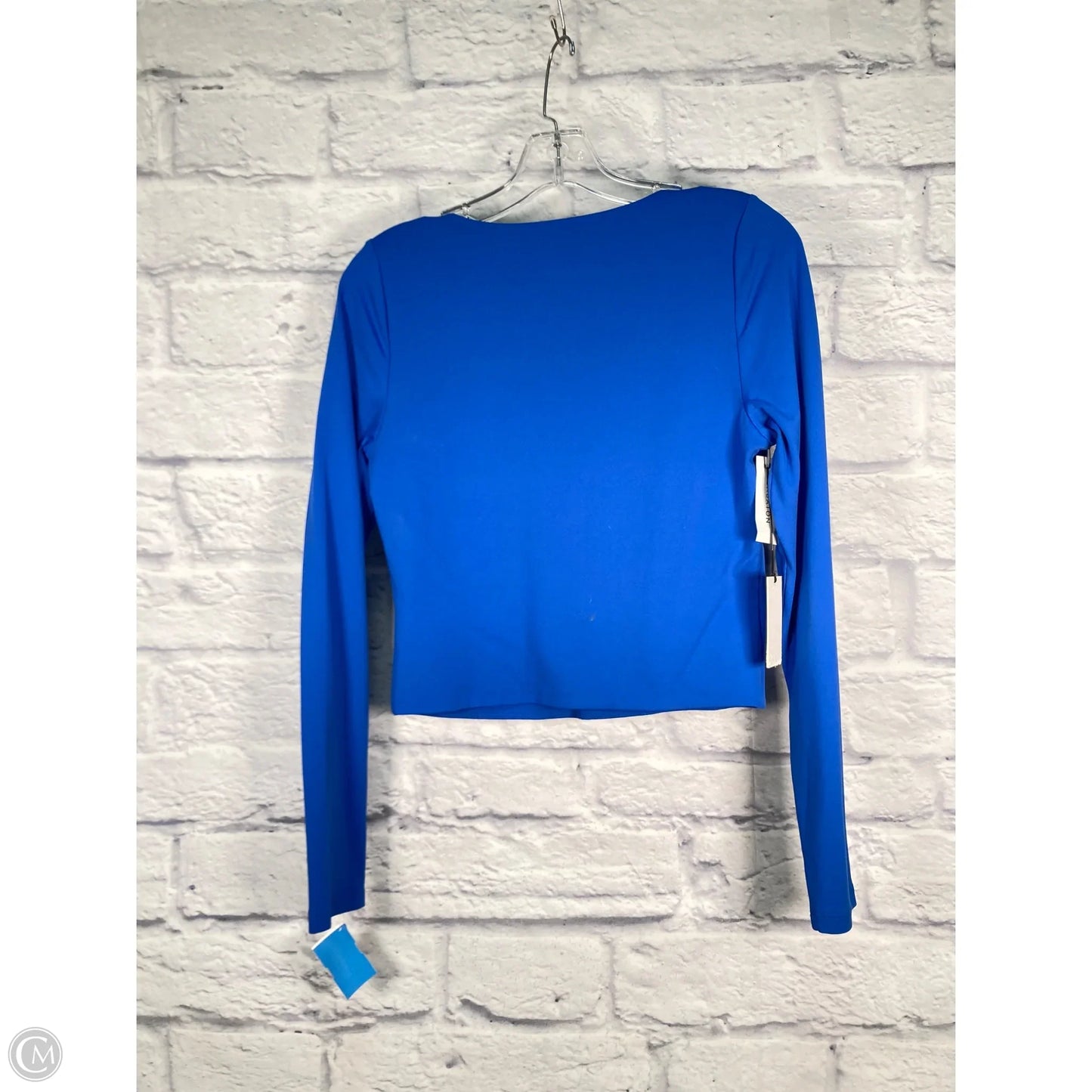 Top Long Sleeve By Babaton In Blue, Size: L