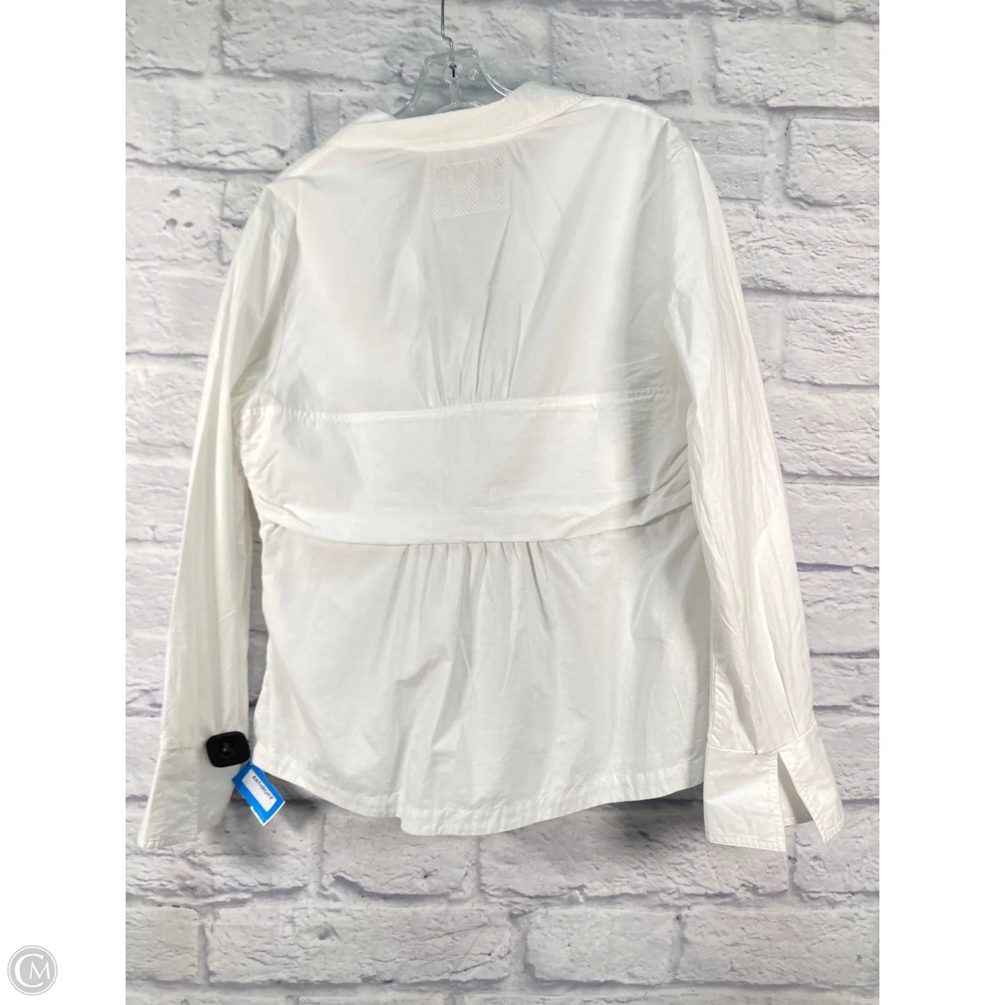 Top Long Sleeve By Maeve In White, Size: L
