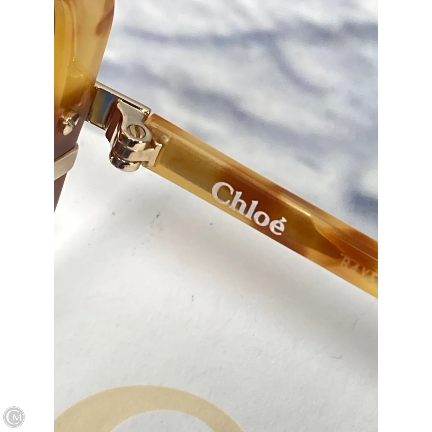 Sunglasses Luxury Designer By Chloe, Size: Large
