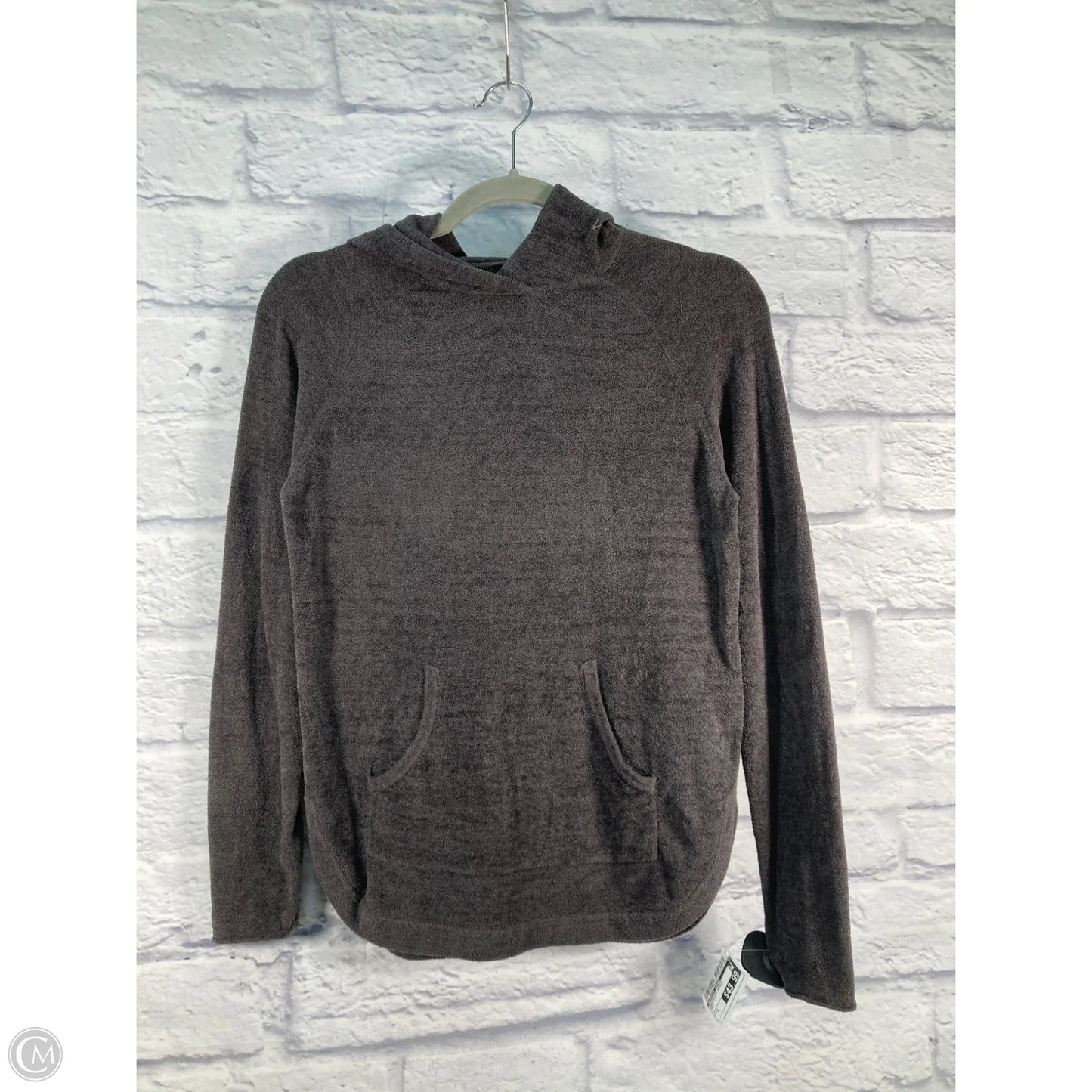 Sweatshirt Hoodie By Barefoot Dreams In Grey, Size: S