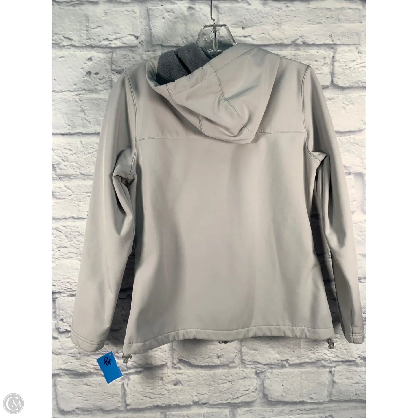 Athletic Jacket By New Balance In Grey, Size: S