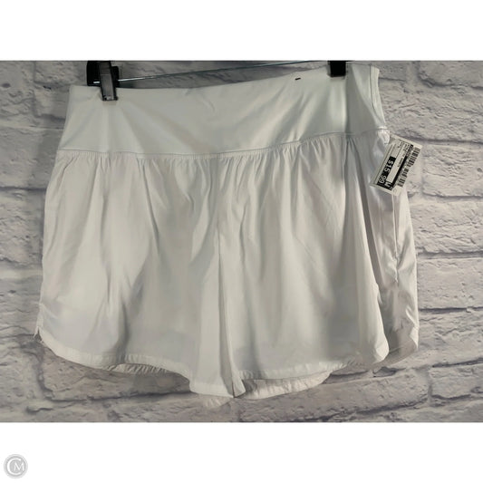 Athletic Shorts By Spyder In White, Size: L