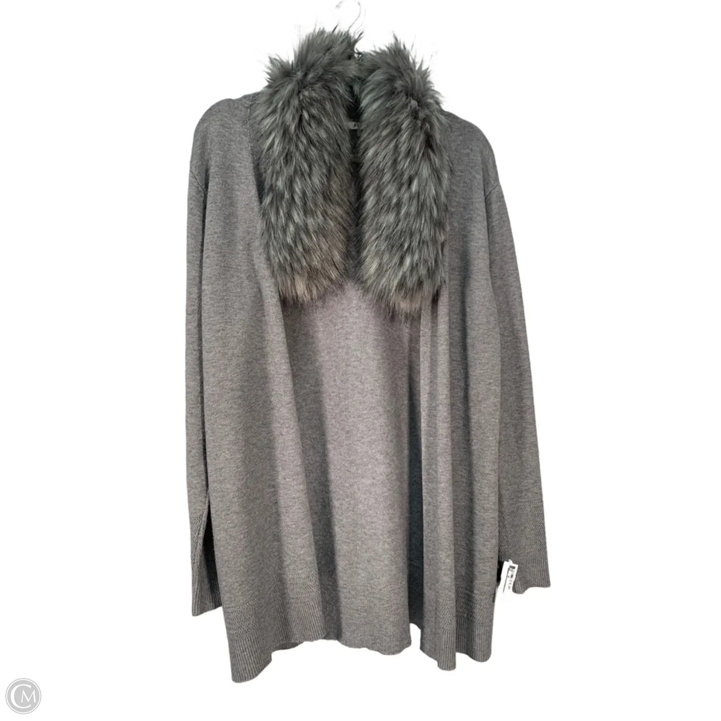 Sweater Cardigan By Sioni In Grey, Size: M