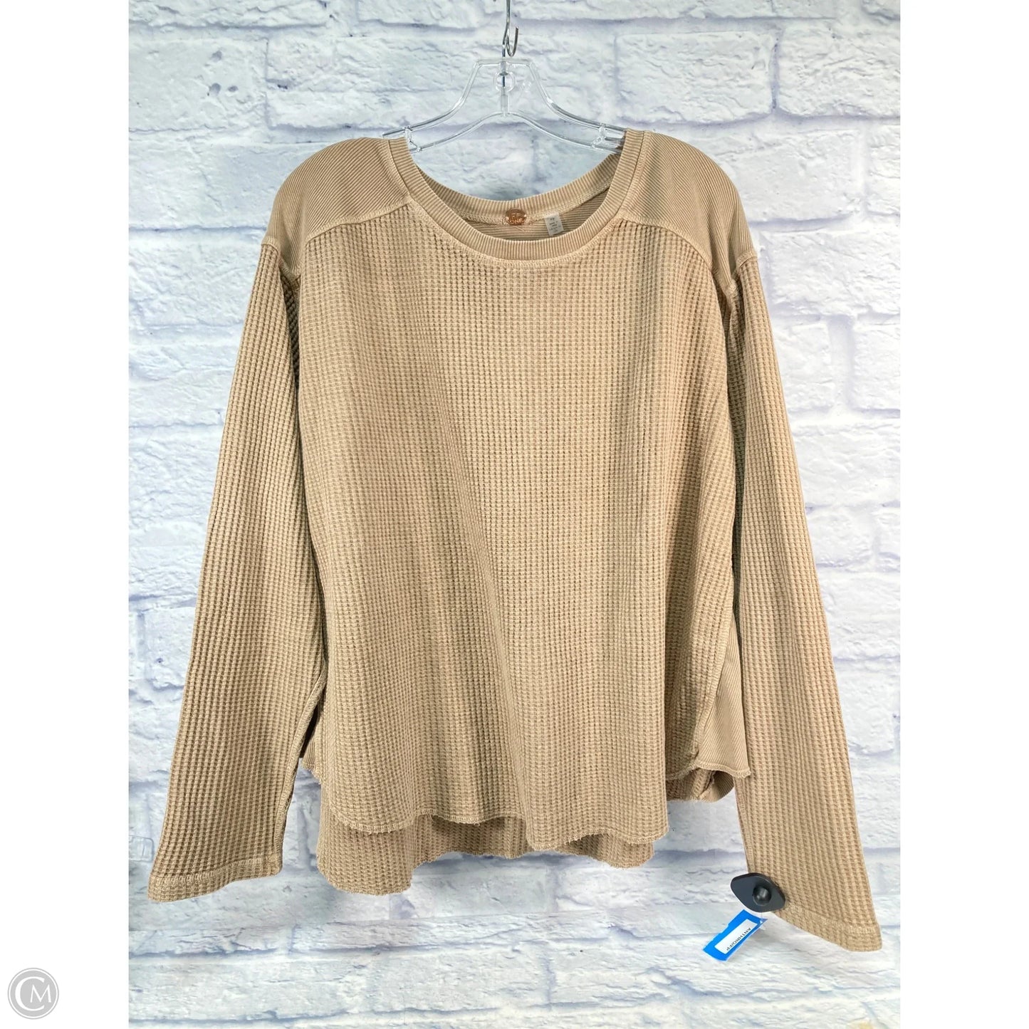 Top Long Sleeve By Free People In Brown, Size: S