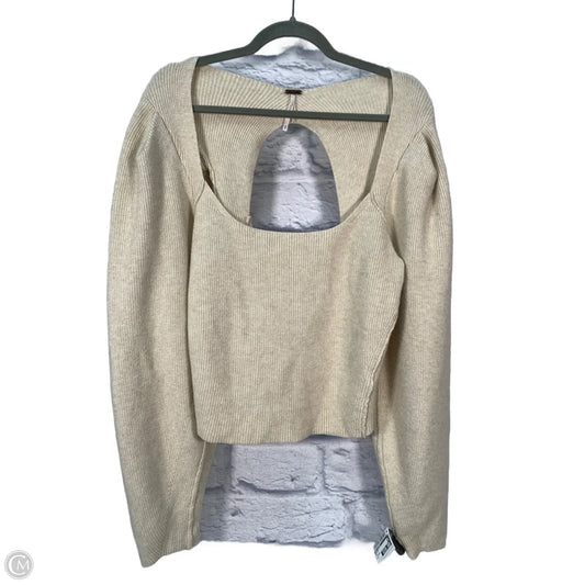 Sweater By Free People In Tan, Size: M