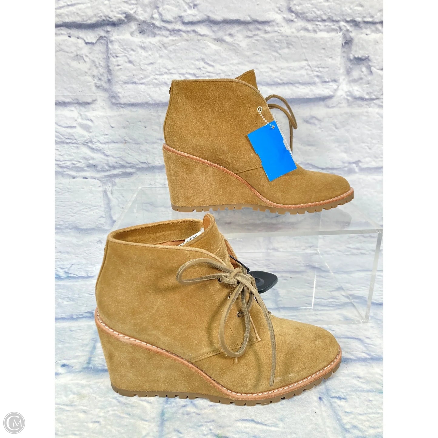 Boots Designer By Coach In Brown, Size: 7