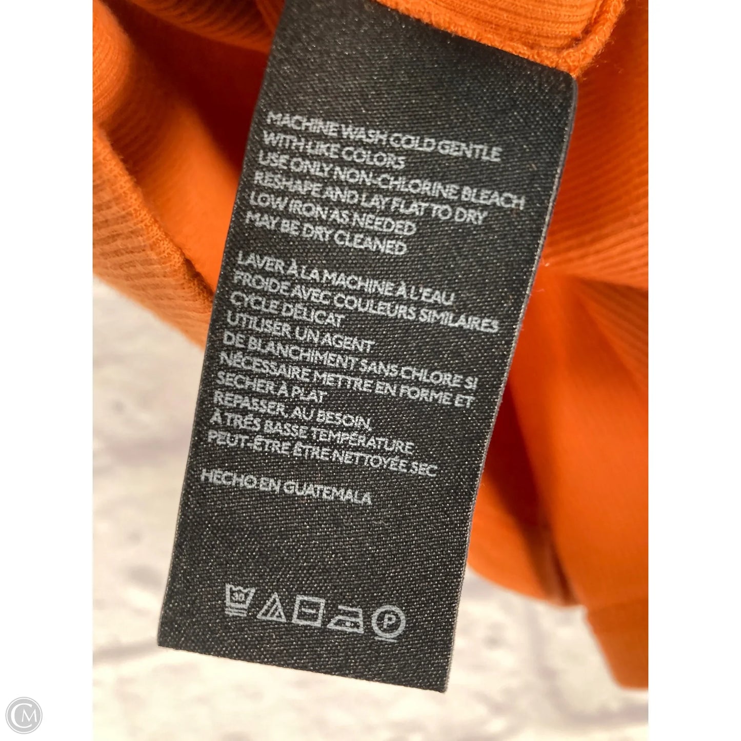 Top Short Sleeve By Maeve In Orange, Size: S