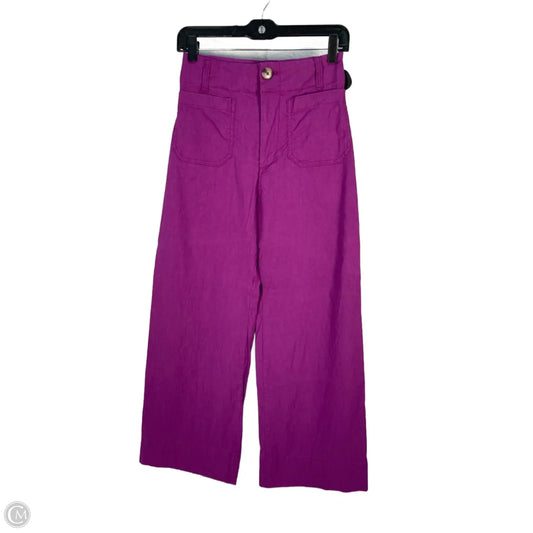 Pants Wide Leg By Maeve In Purple, Size: 0
