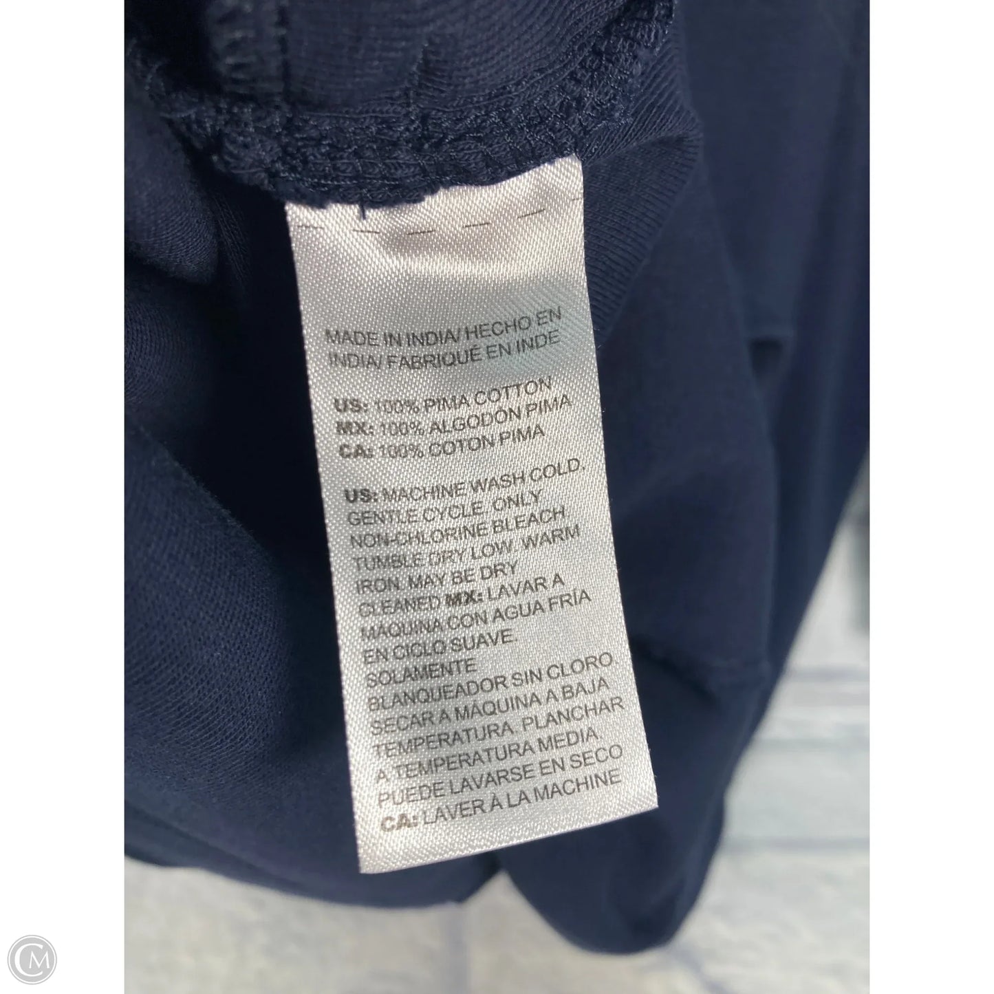 Top Long Sleeve Basic By Chicos In Blue, Size: L