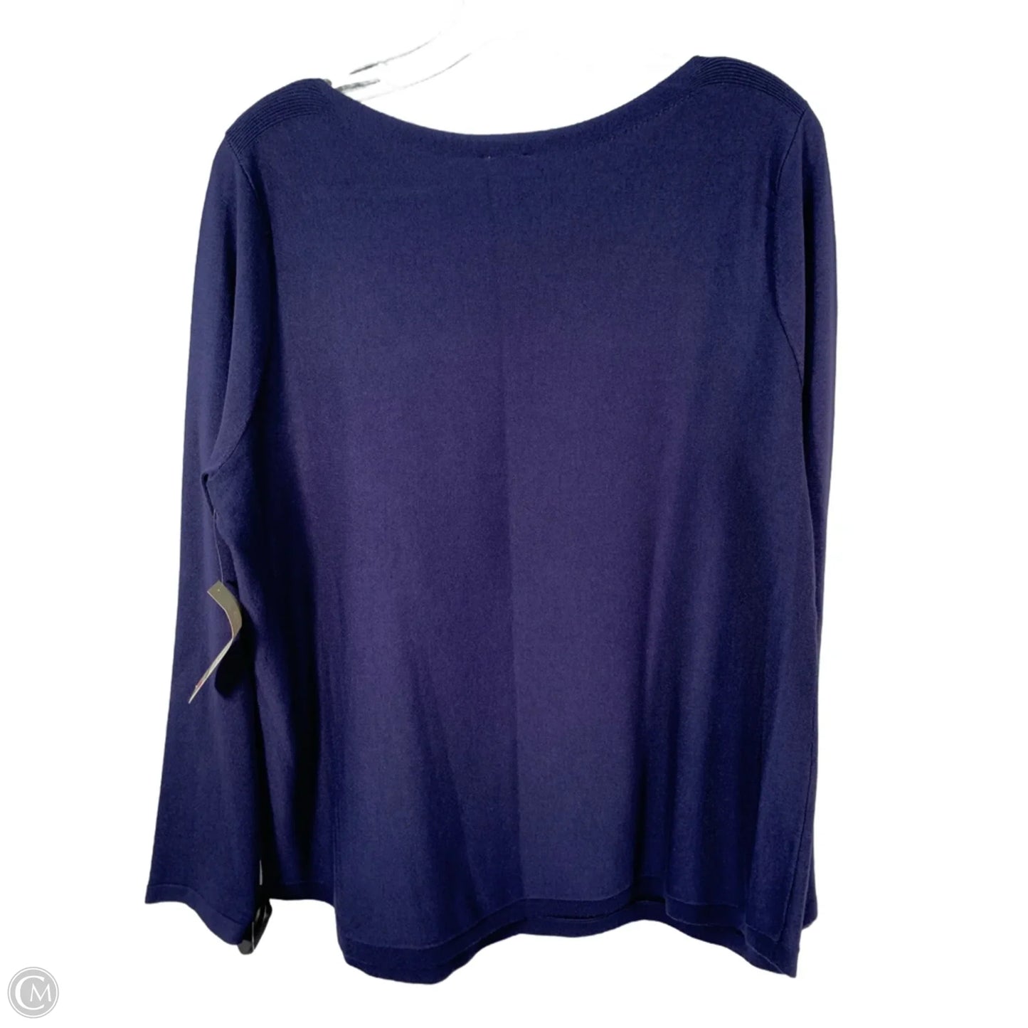 Sweater By Chicos In Blue, Size: L