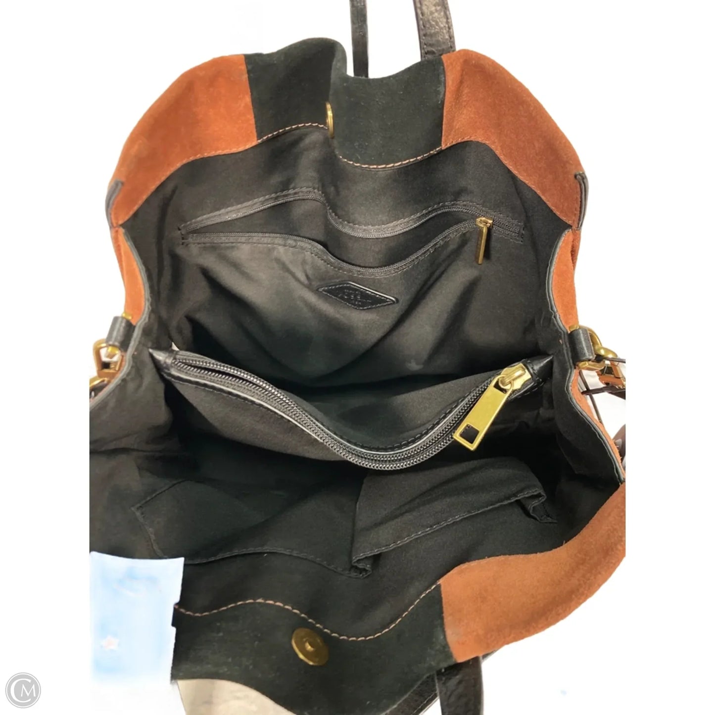 Crossbody Leather By Fossil, Size: Medium