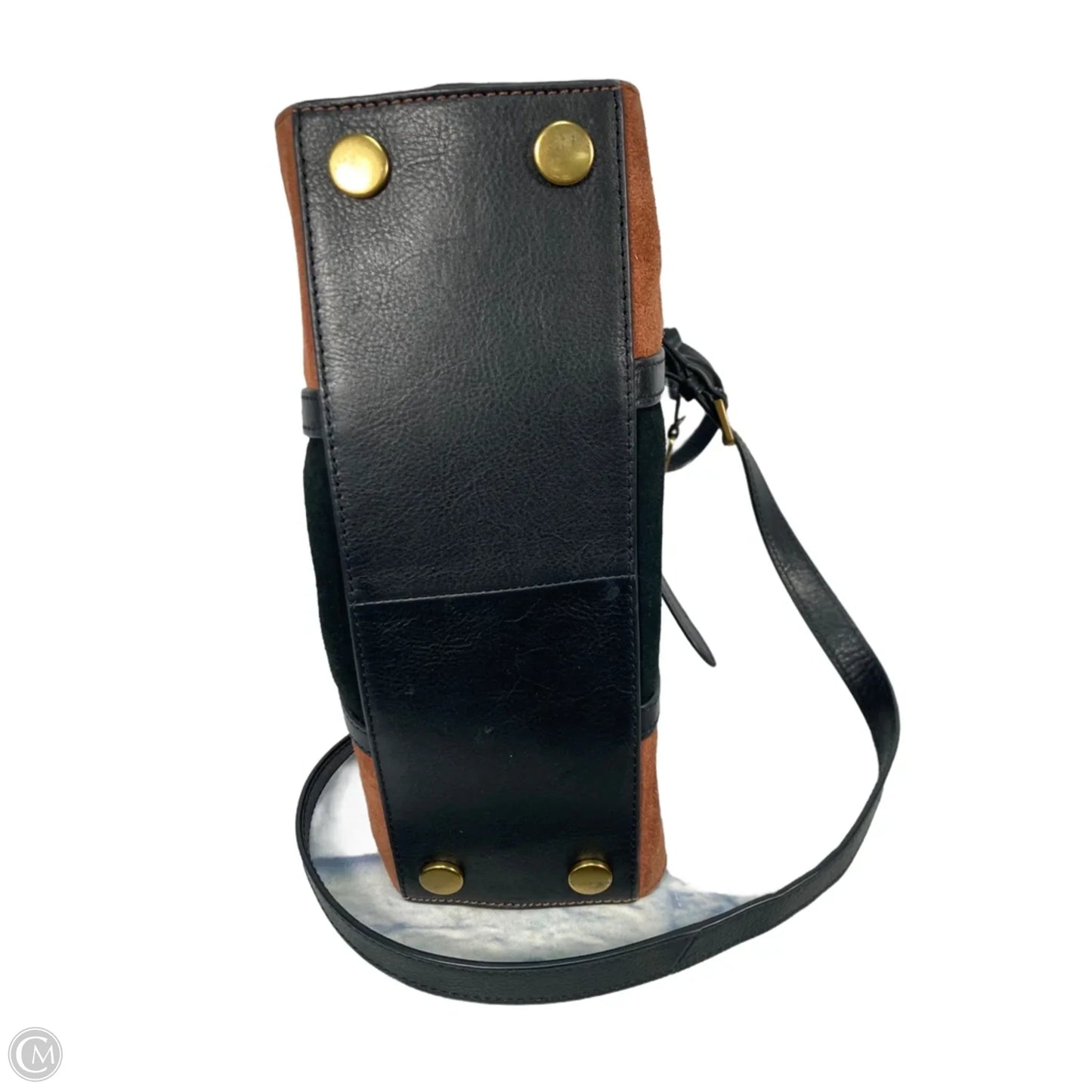 Crossbody Leather By Fossil, Size: Medium