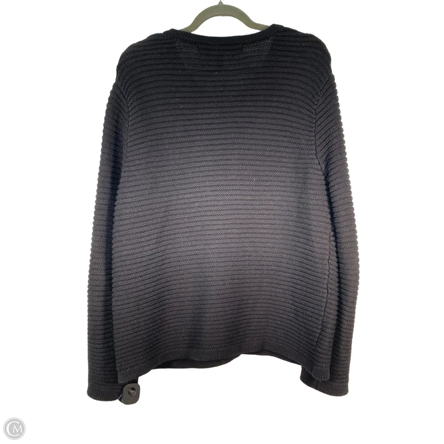 Sweater Cardigan By Kerri Rosenthal In Black, Size: Xl