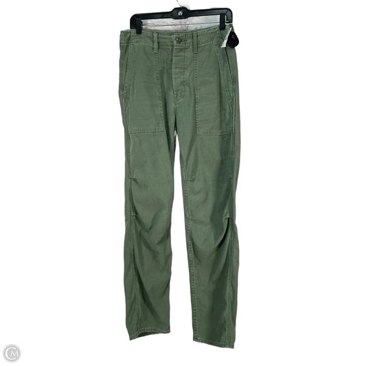 Jeans Straight By Mother In Green, Size: 6