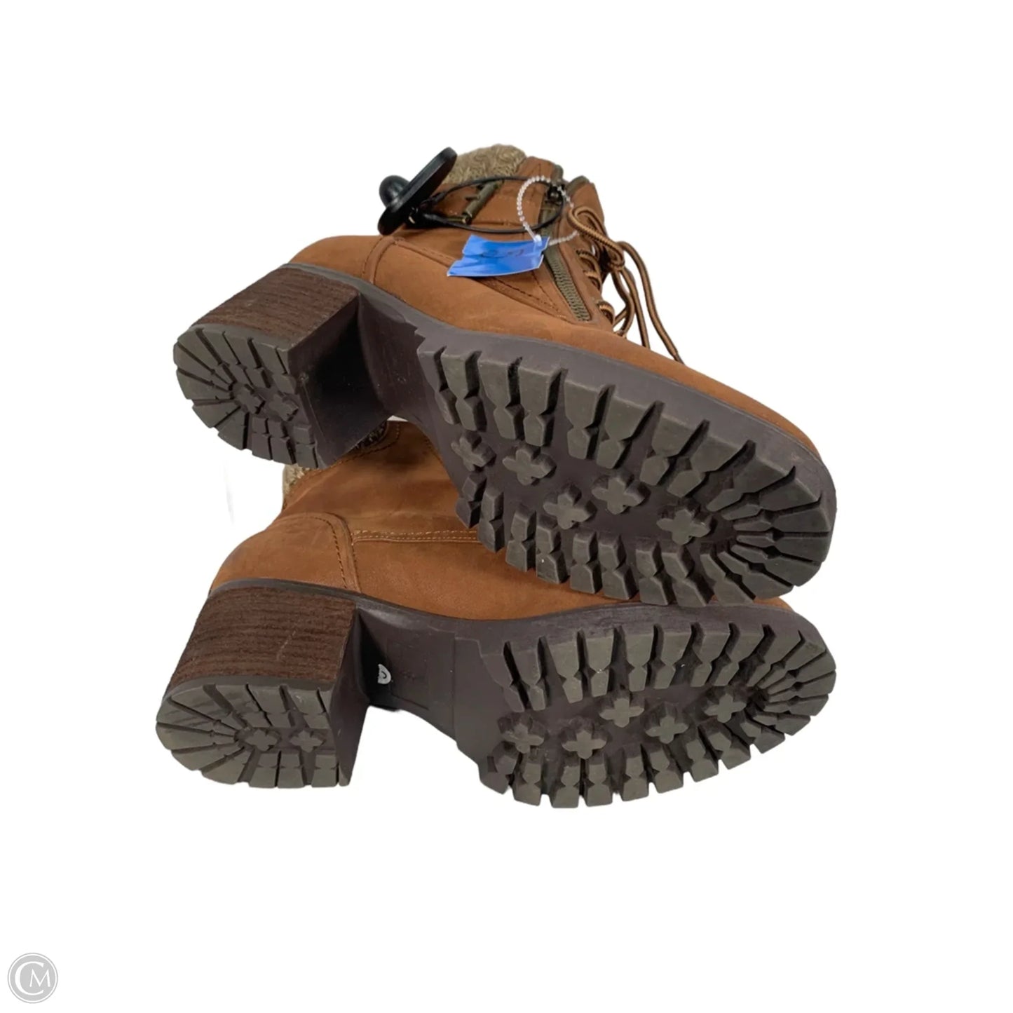 Boots Ankle Heels By Mia In Brown, Size: 9