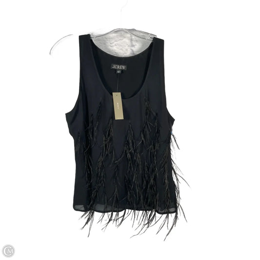 Top Sleeveless By J. Crew In Black, Size: S