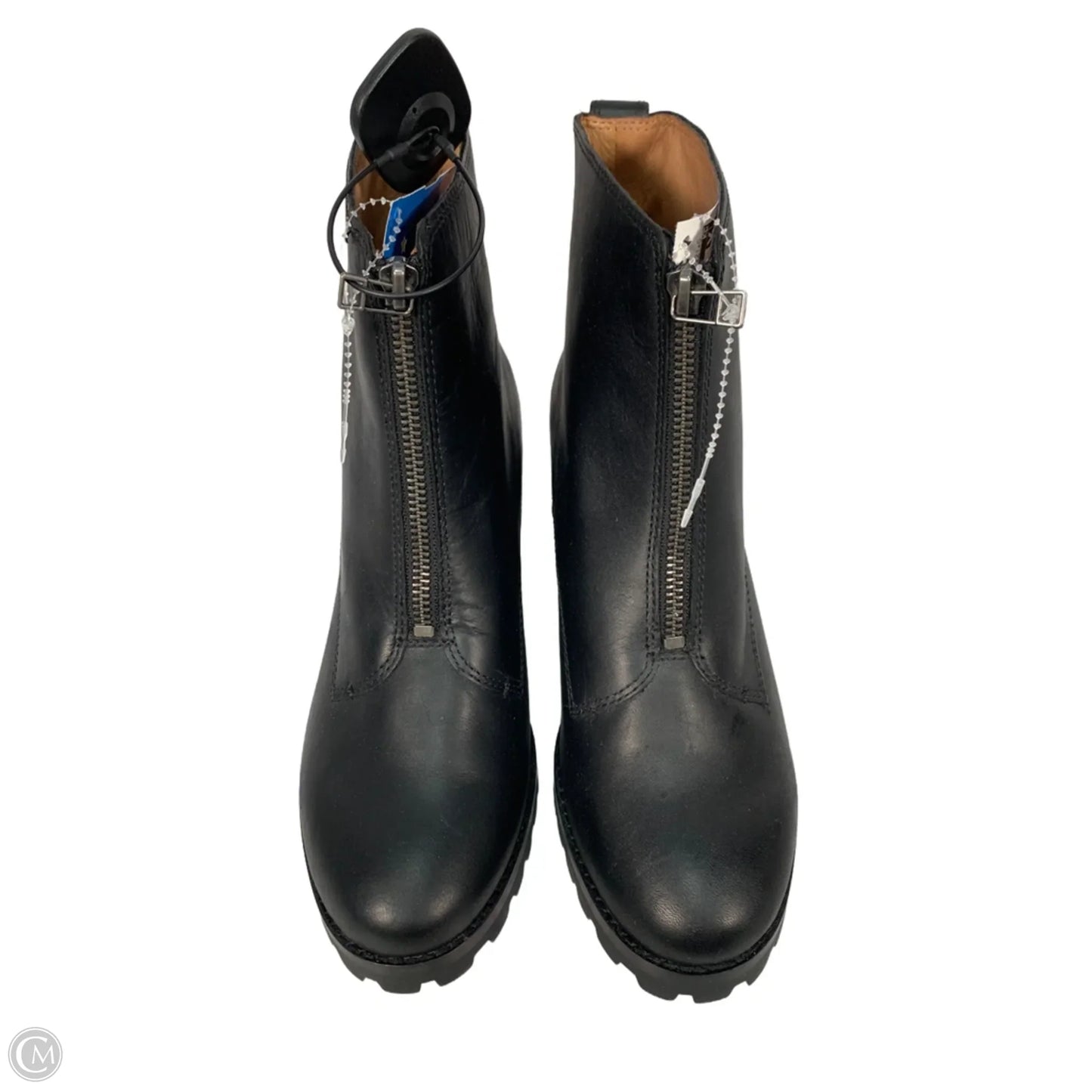 Boots Leather By Madewell In Black, Size: 8.5