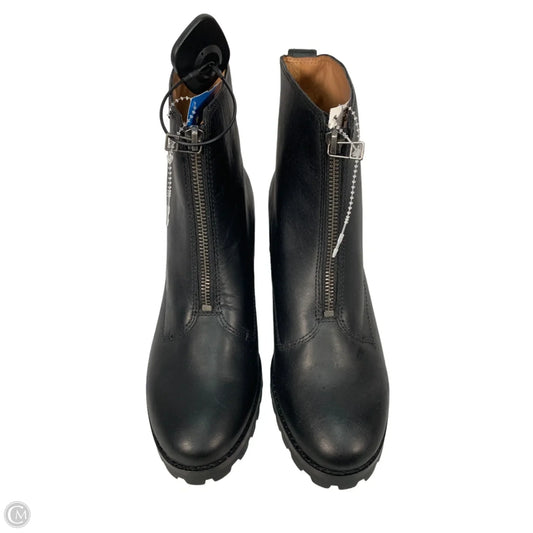 Boots Leather By Madewell In Black, Size: 8.5