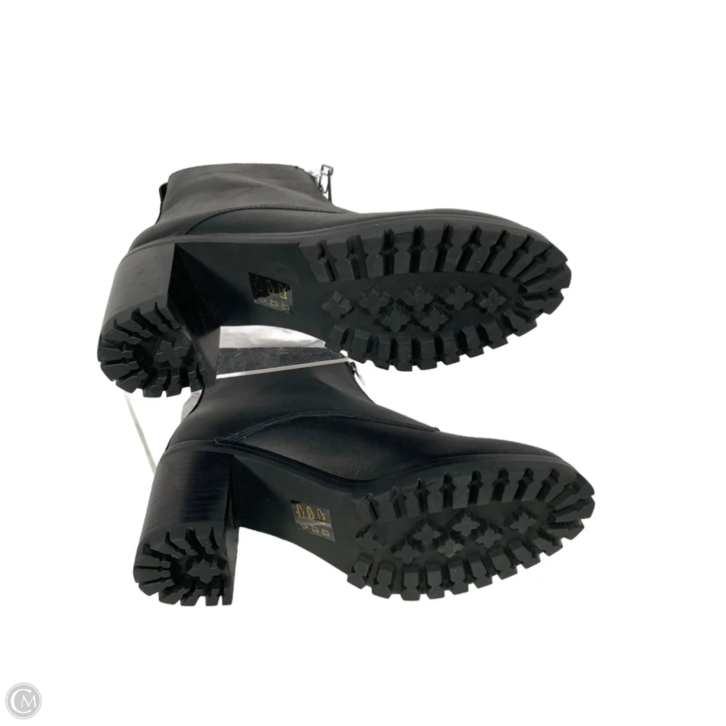 Boots Leather By Madewell In Black, Size: 8.5