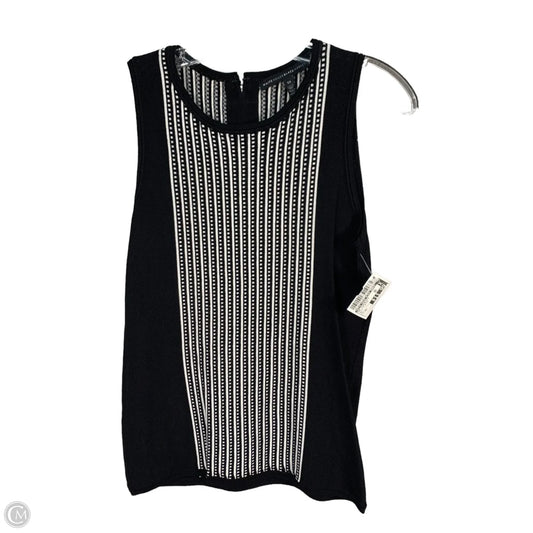 Top Sleeveless By White House Black Market In Black & White, Size: Xs