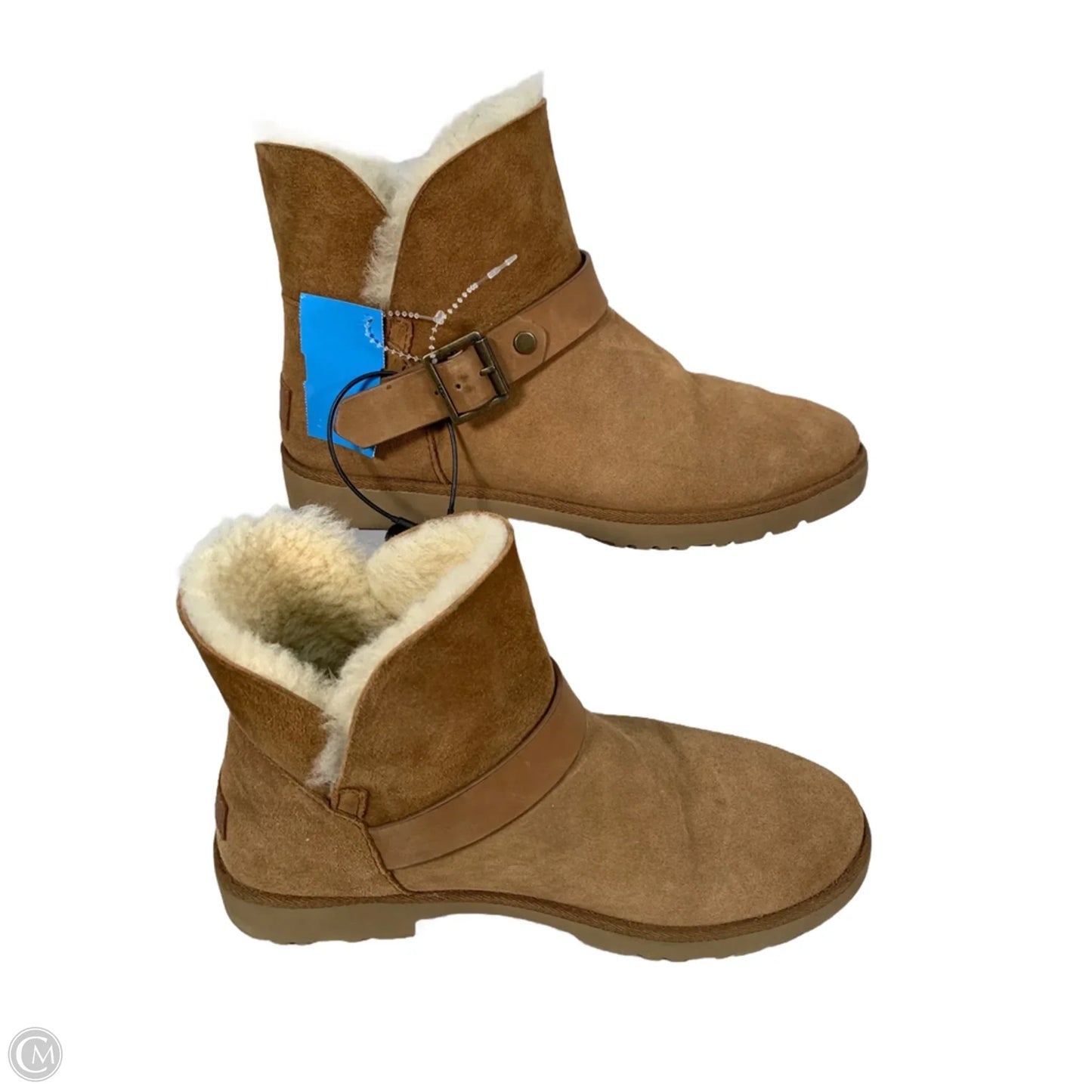 Boots Designer By Ugg In Brown, Size: 7