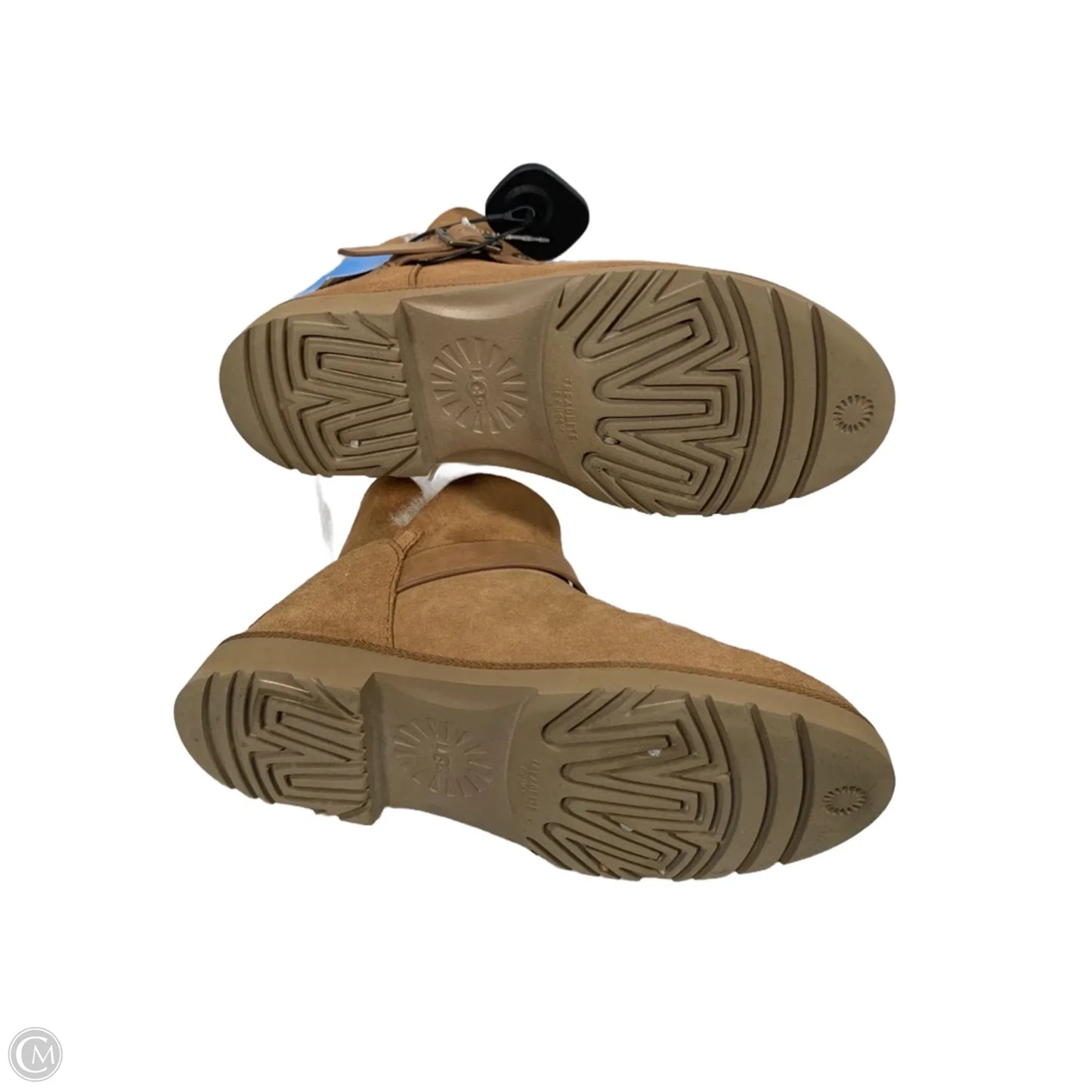 Boots Designer By Ugg In Brown, Size: 7