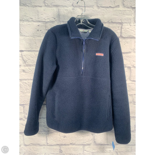 Sweatshirt Collar By Vineyard Vines In Blue, Size: M
