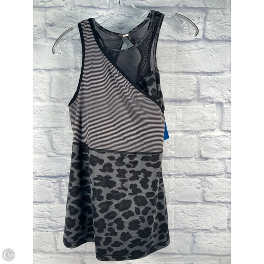 Athletic Tank Top By Lululemon In Striped Pattern, Size: M