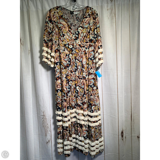 Dress Casual Maxi By Clothes Mentor In Floral Print, Size: M