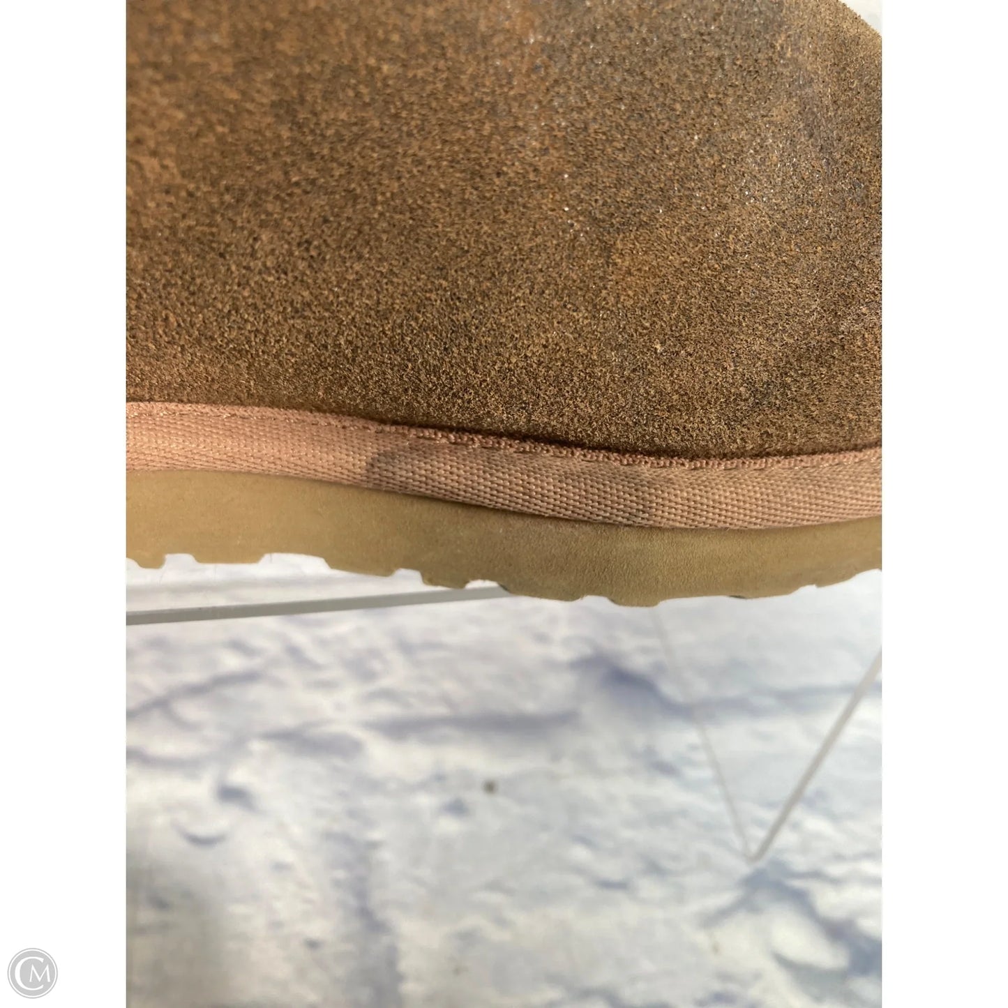 Boots Designer By Ugg In Brown, Size: 7