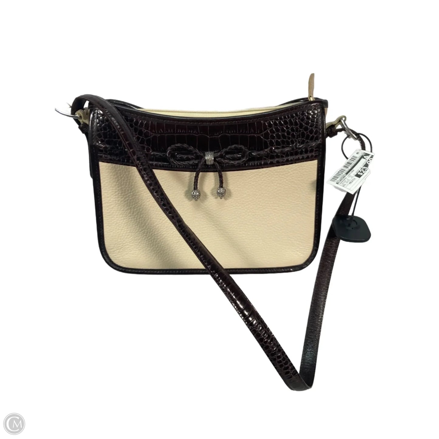 Handbag Leather By Brighton, Size: Medium