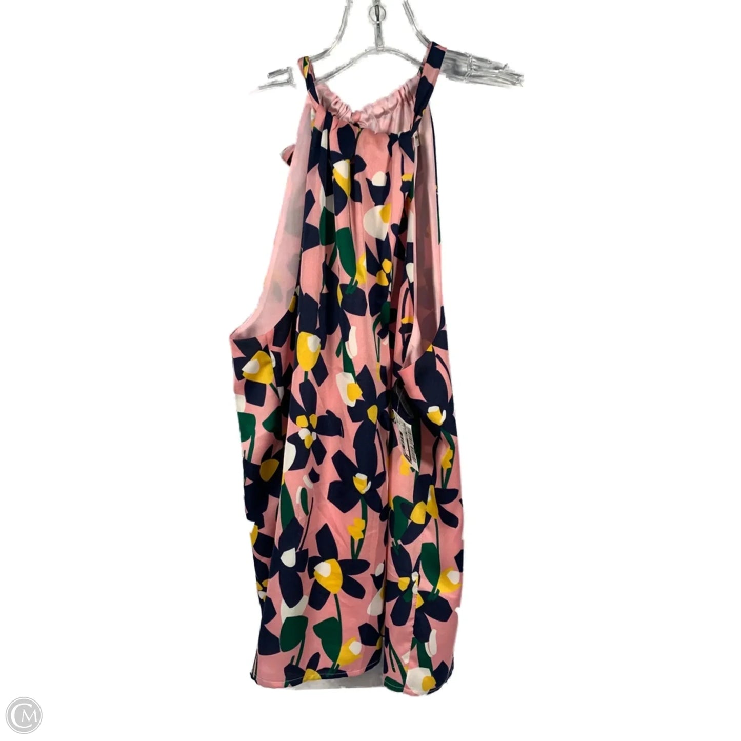 Top Sleeveless By Trina Turk In Blue & Pink, Size: M