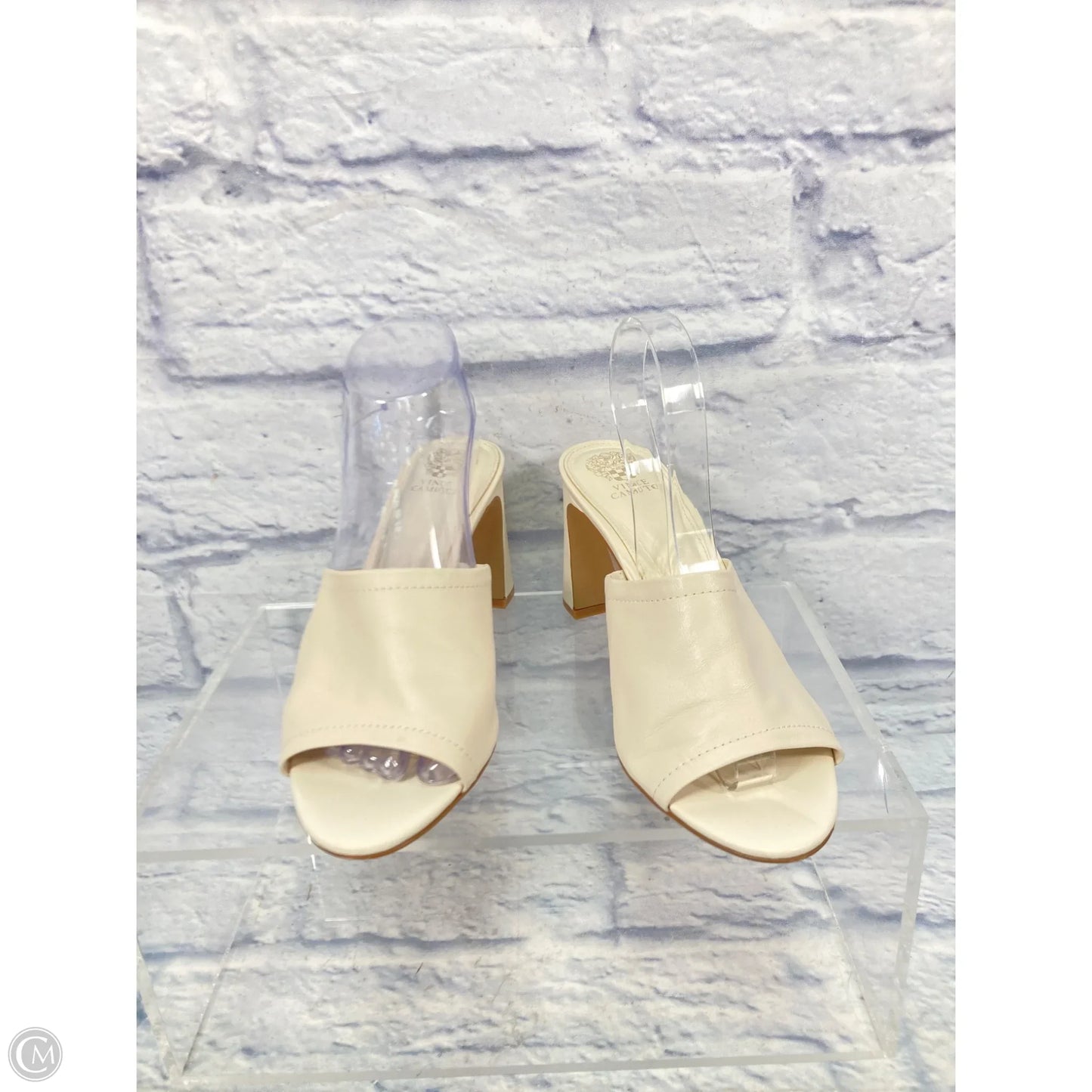 Shoes Heels Block By Vince Camuto In Cream, Size: 8