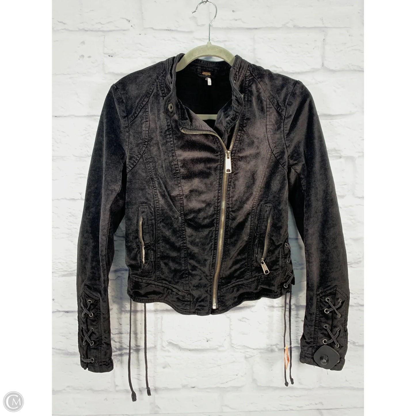 Jacket Moto By Free People In Black, Size: Xs
