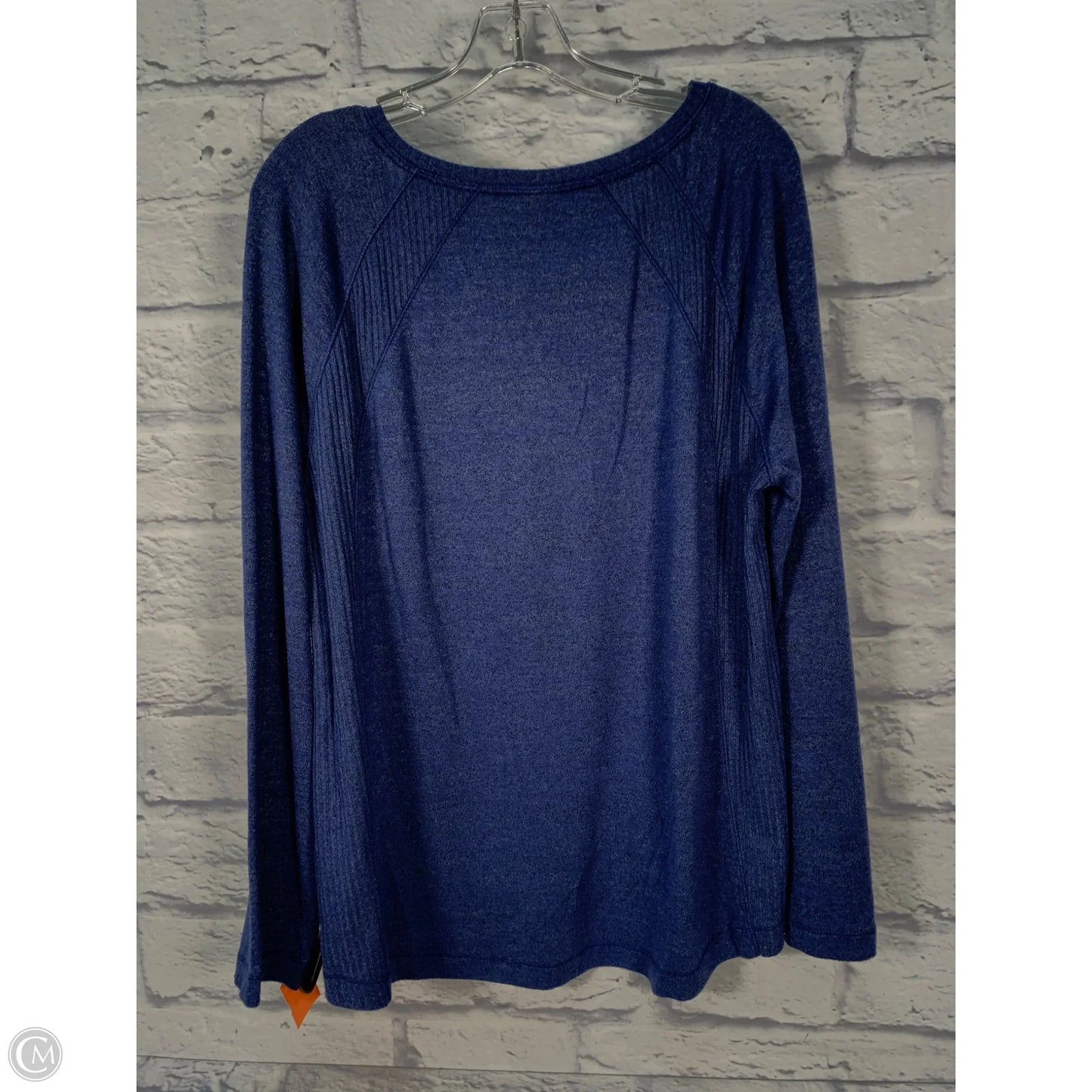 Top Long Sleeve By Chicos In Blue, Size: L