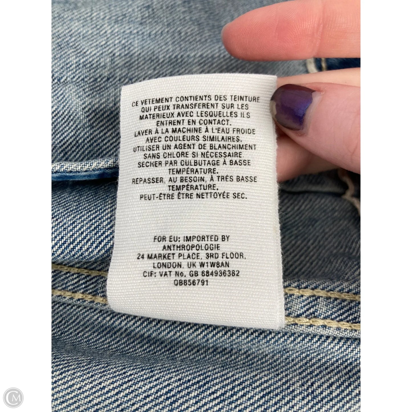 Jacket Denim By Pilcro In Blue Denim, Size: Xs