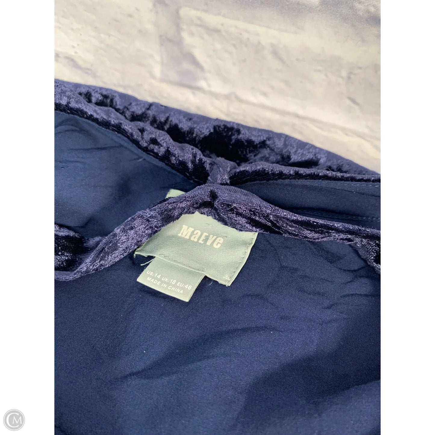 Tunic Long Sleeve By Maeve In Blue, Size: L