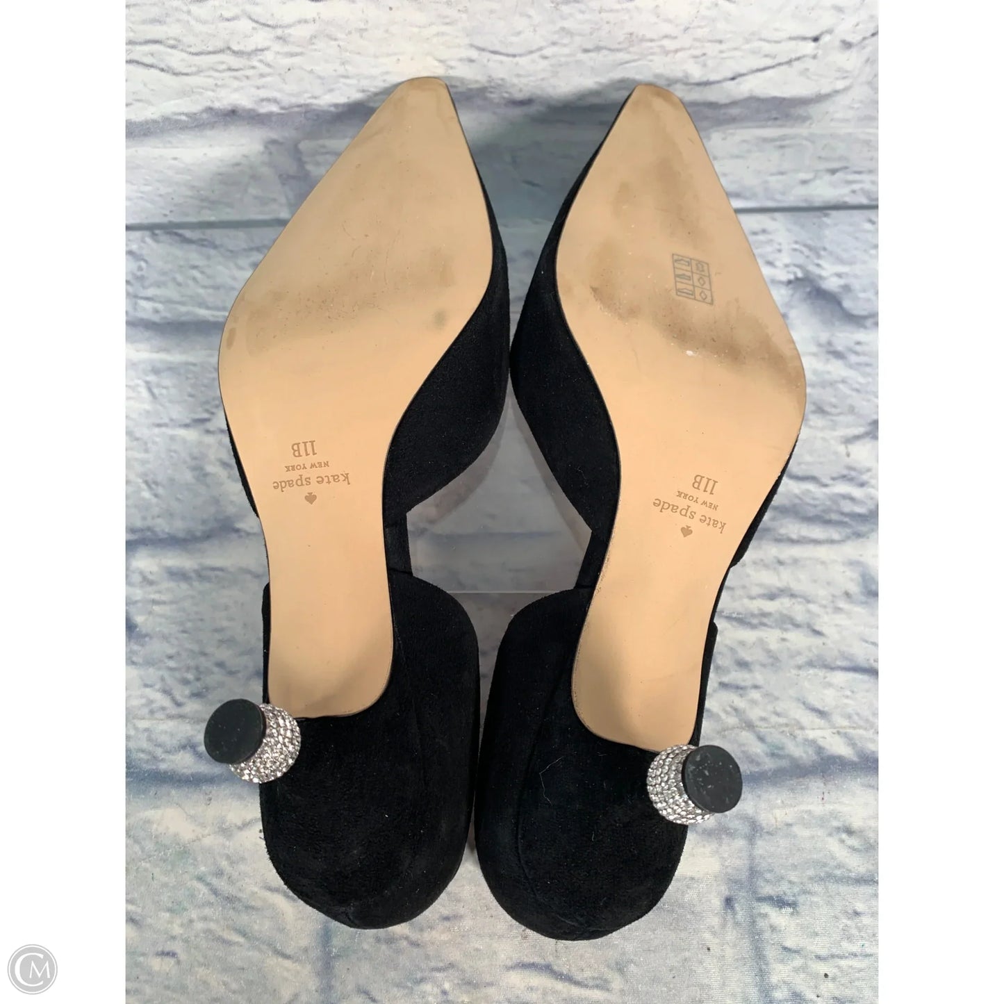 Shoes Designer By Kate Spade In Black, Size: 11