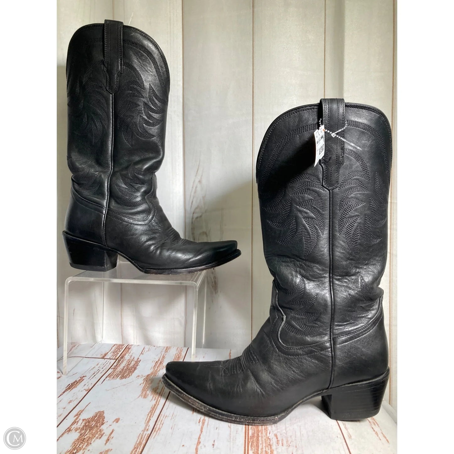 Boots Western By Clothes Mentor In Black, Size: 11