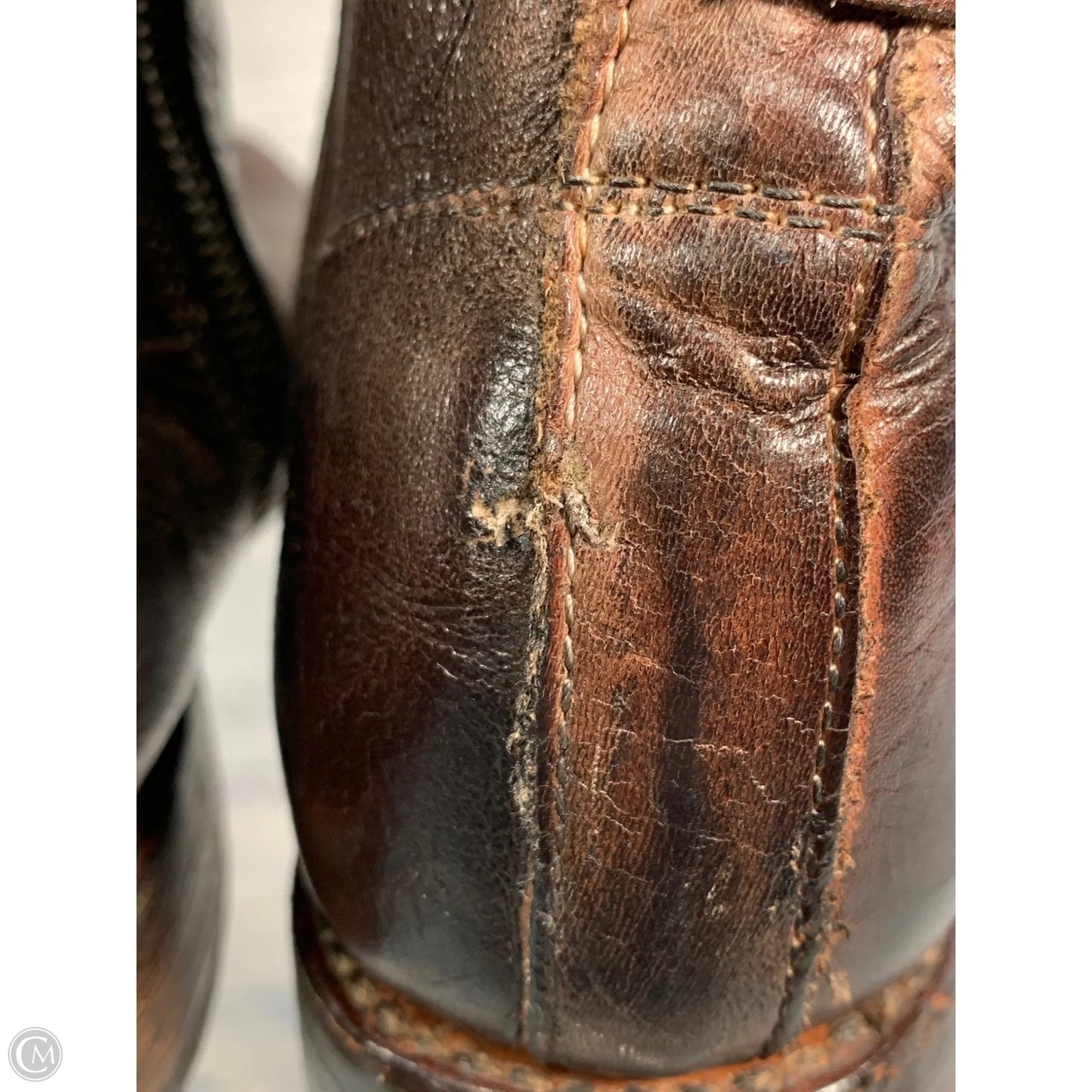 Boots Leather By Bed Stu In Brown, Size: 9