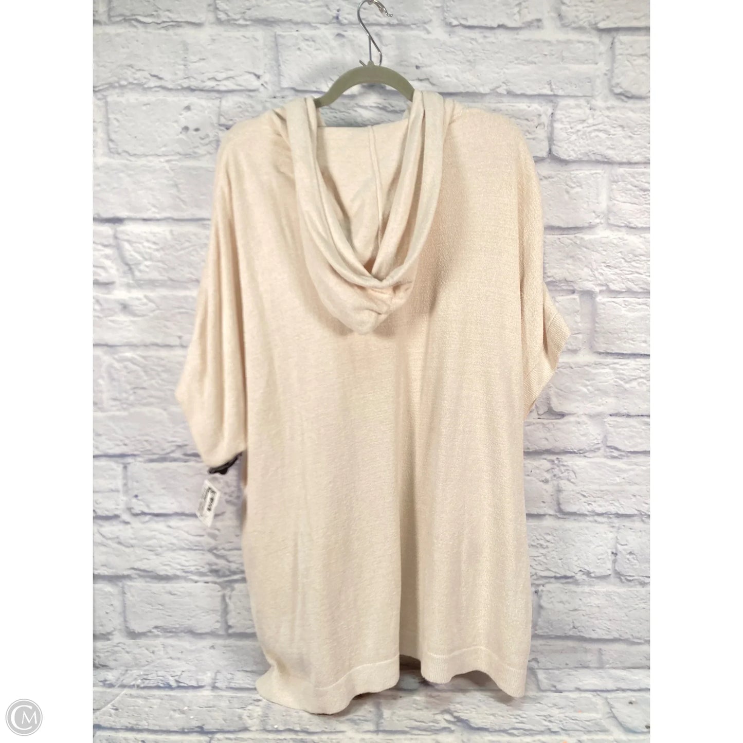 Sweatshirt Hoodie By Barefoot Dreams In Cream, Size: Xl