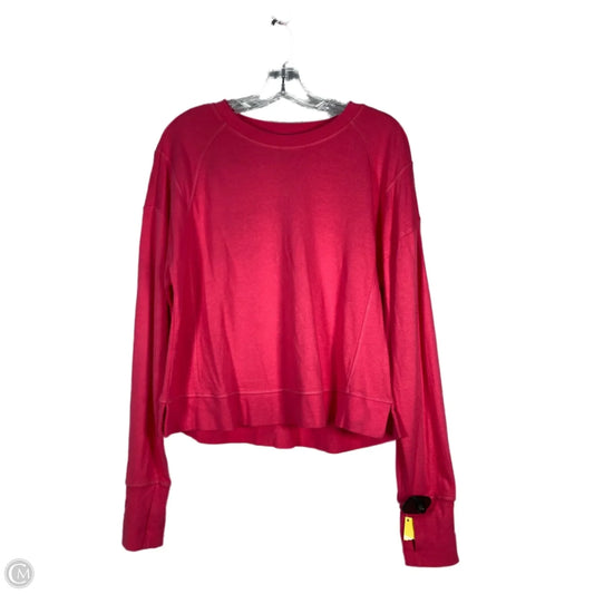 Sweatshirt Crewneck By Sweaty Betty In Pink, Size: M