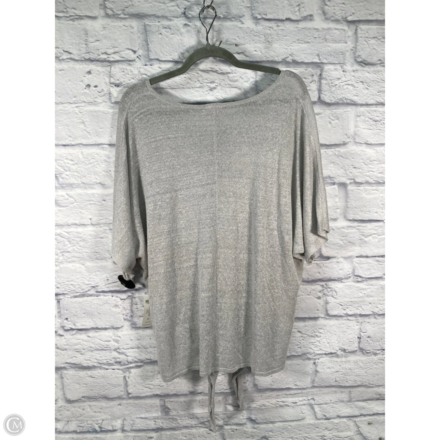 Cardigan By Chicos In Silver, Size: Xl