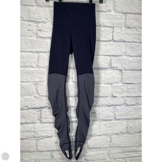 Athletic Leggings By Lululemon In Blue, Size: Xs