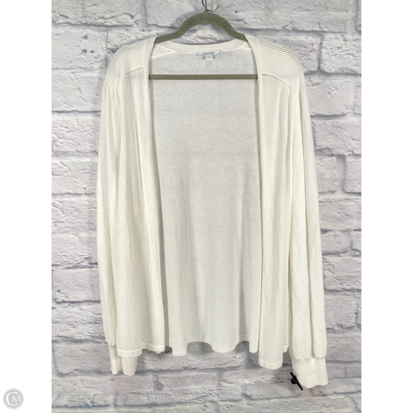 Cardigan By Chicos In White, Size: Xl