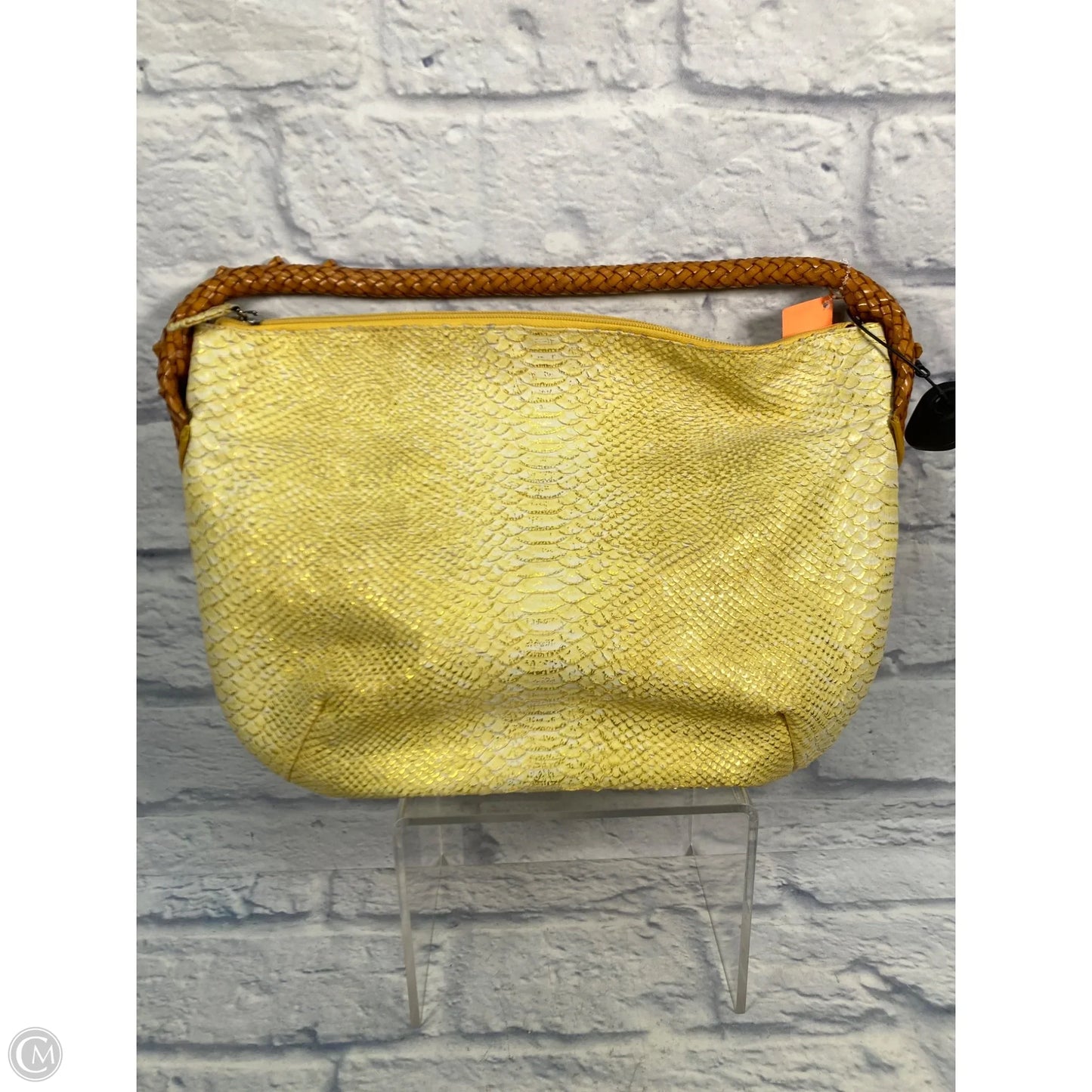 Handbag Leather By Clothes Mentor, Size: Large