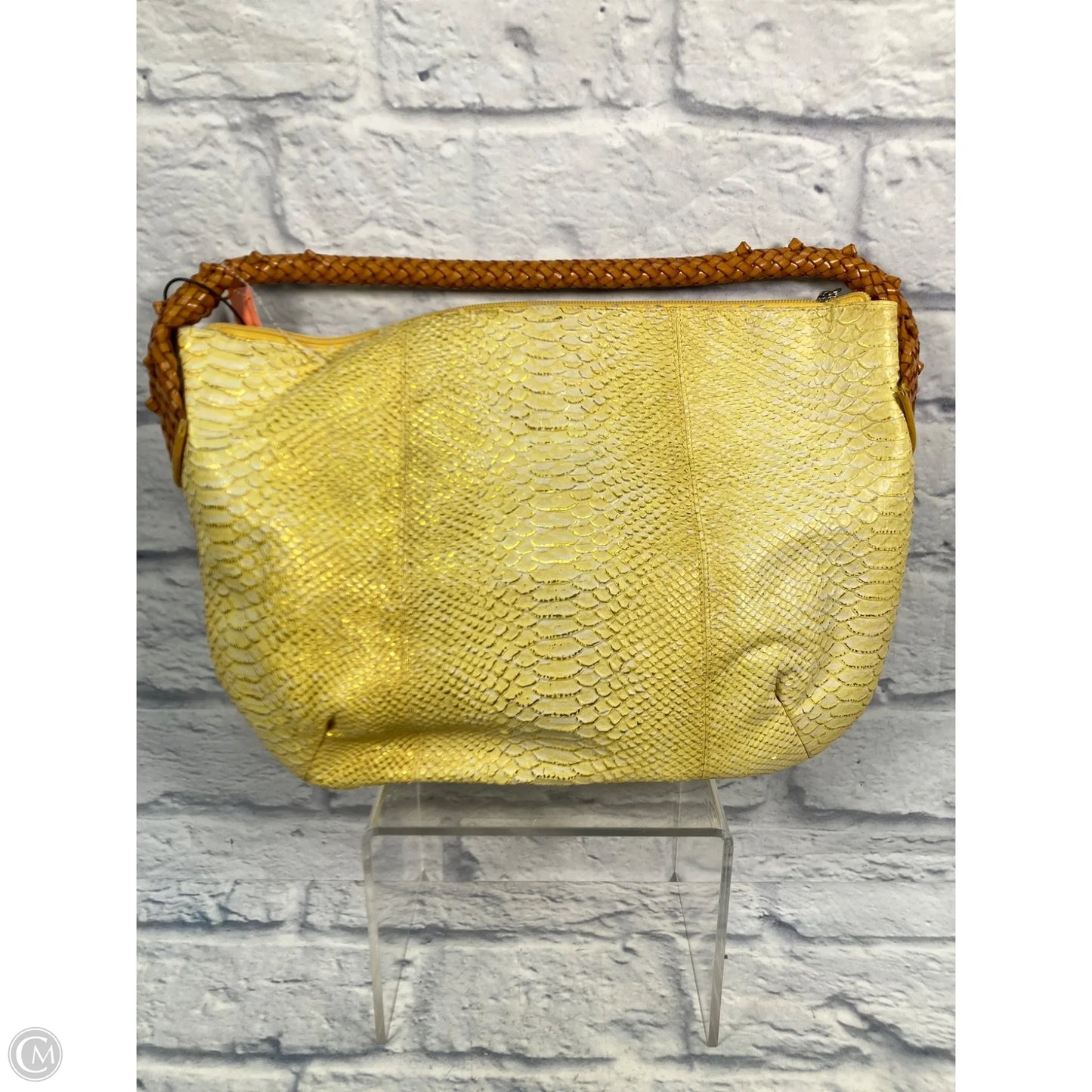 Handbag Leather By Clothes Mentor, Size: Large