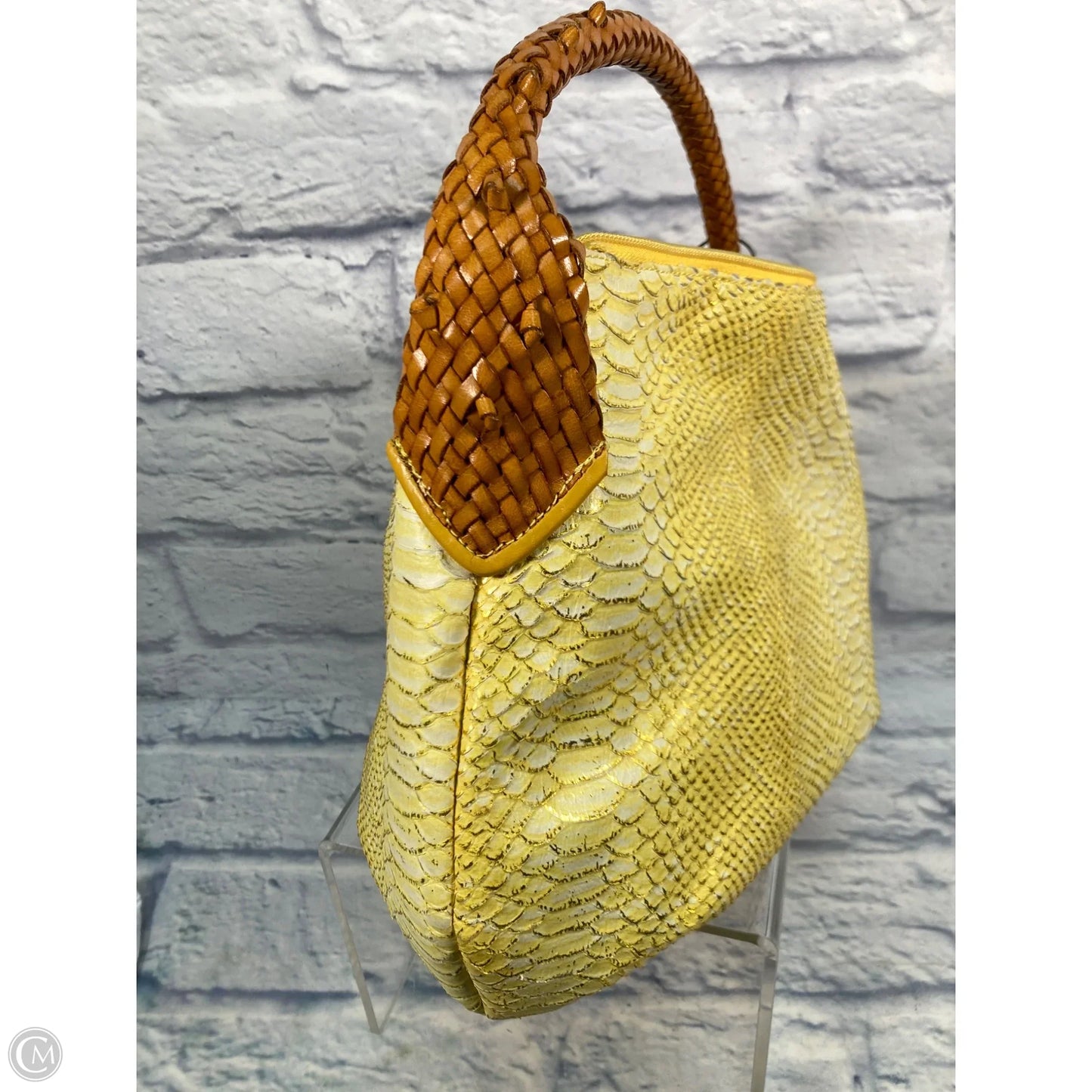 Handbag Leather By Clothes Mentor, Size: Large