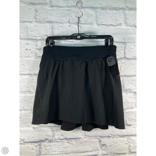 Athletic Skort By Spanx In Black, Size: Xl